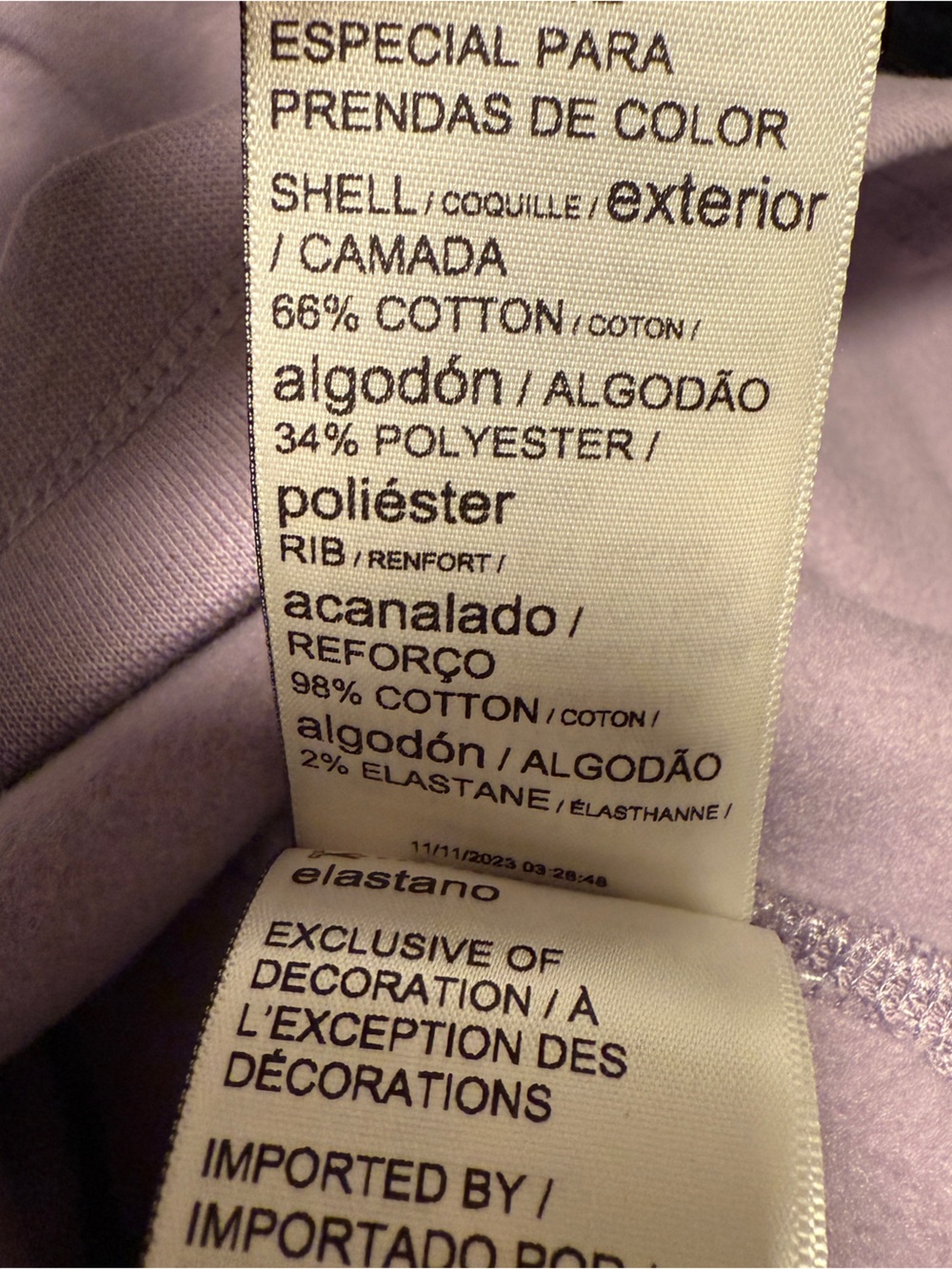 Puma Lilac Purple Crew Neck Pullover Sweatshirt Women’s XL midweight cotton poly - Picture 9 of 10